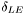 $ \delta_{LE} $